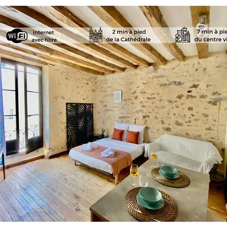 Le Cosy-chic - Vieux Mans - Centre & Cathedrale Le Mans